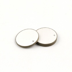 P5 PZT discs for Rail Industry UT probe thickness measurement 12mm diameter PZT crystal